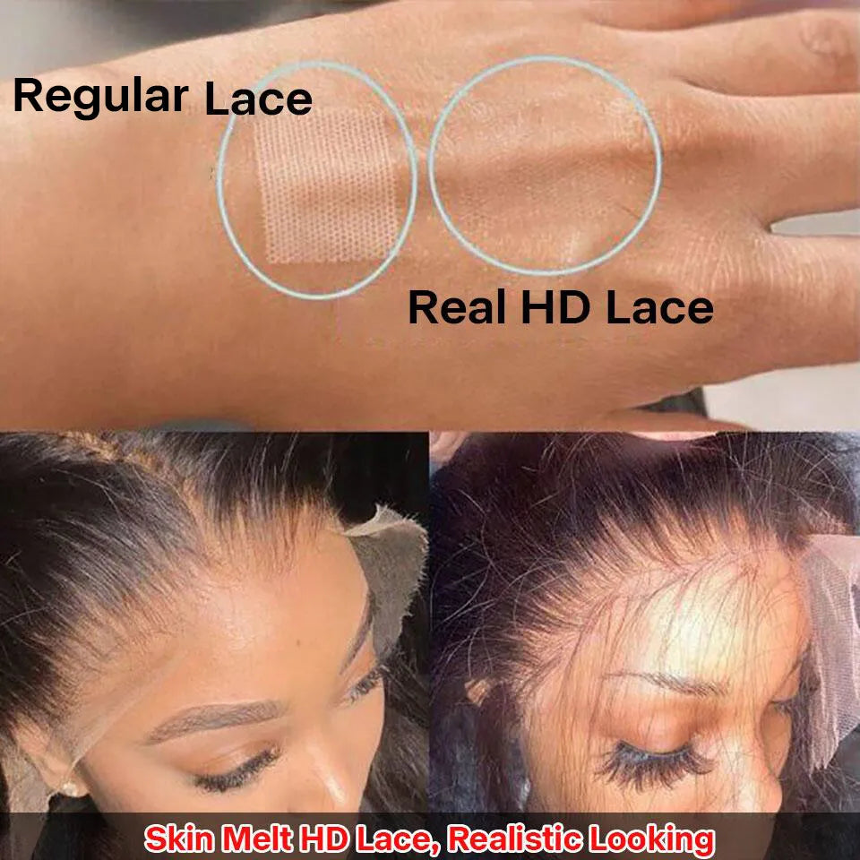 30 32 Inch Brazilian Bone Straight 13x4 13x6 HD Transparent Lace Front Human Hair Wigs 360 Lace Frontal Wig 5x5 6x4 Glueless Wig