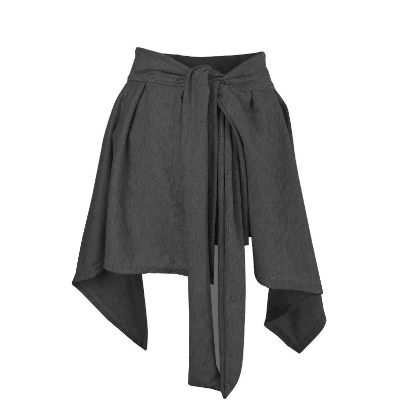 Yoga Skirts Long Straps Tennis Ballet Skirt Women All-match Hip Covering Bottoms Yoga Skirt With Anti-glare Straps