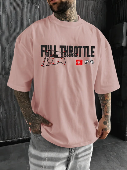 Men Formula Racing Summer T-shirt Loose Fit Breathable Soft Material Suitable for Daily Wear Suitable for Both Men and Women