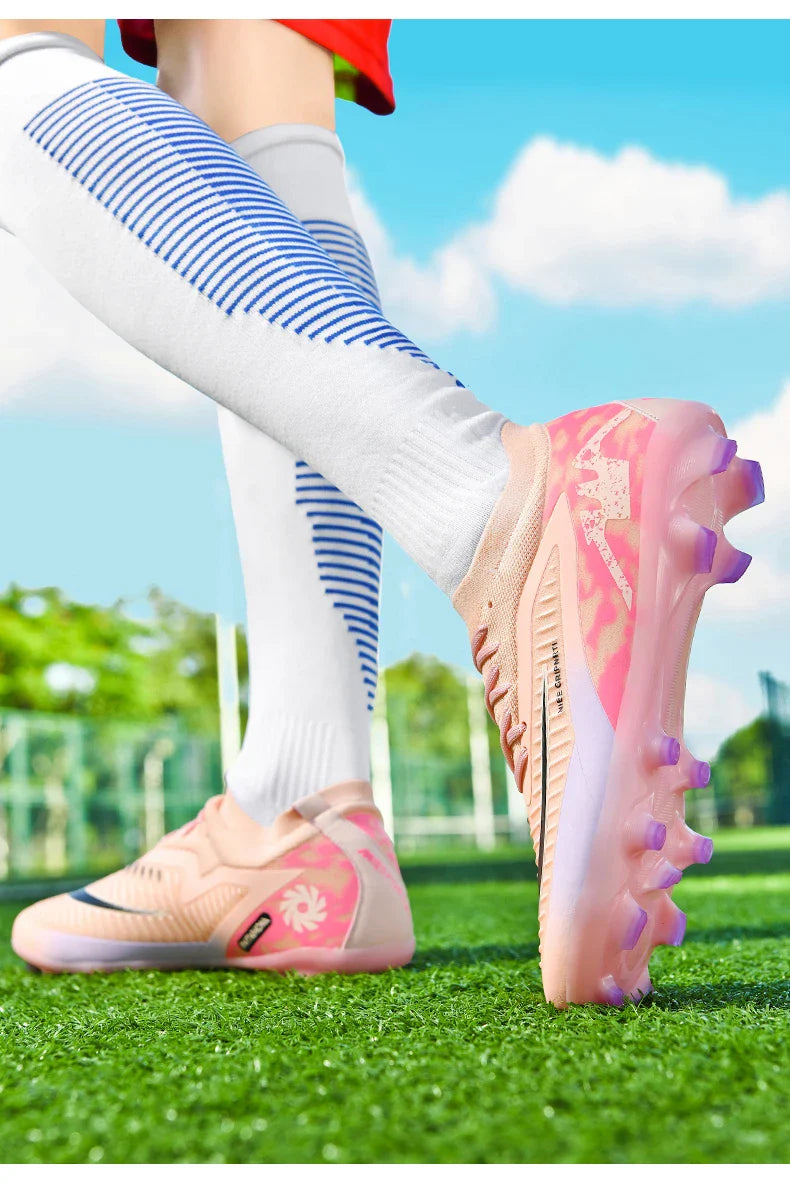 New Men Professional Soccer Shoes Unisex Ultralight Football Boots Training Wholesale Breathable Indoor Futsal Drop Shipping