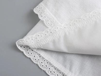White Spliced Embroidery Lace Bra Corset style Mini Dress Women Backless Party Skater Short Sling Robe Holiday