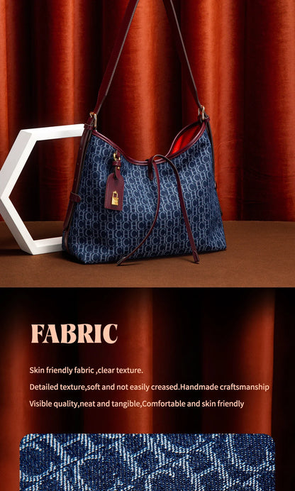 Women's Tote Bag 2025 New Wine Red Mother and Child Bag Leisure Vacation Handbag