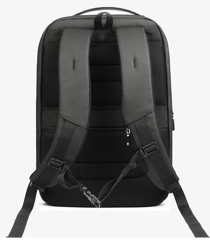 Business Backpack for Men Waterproof Travel 17.3" Laptop Backpack  High Capacity Multifunctional Pack USB Charging