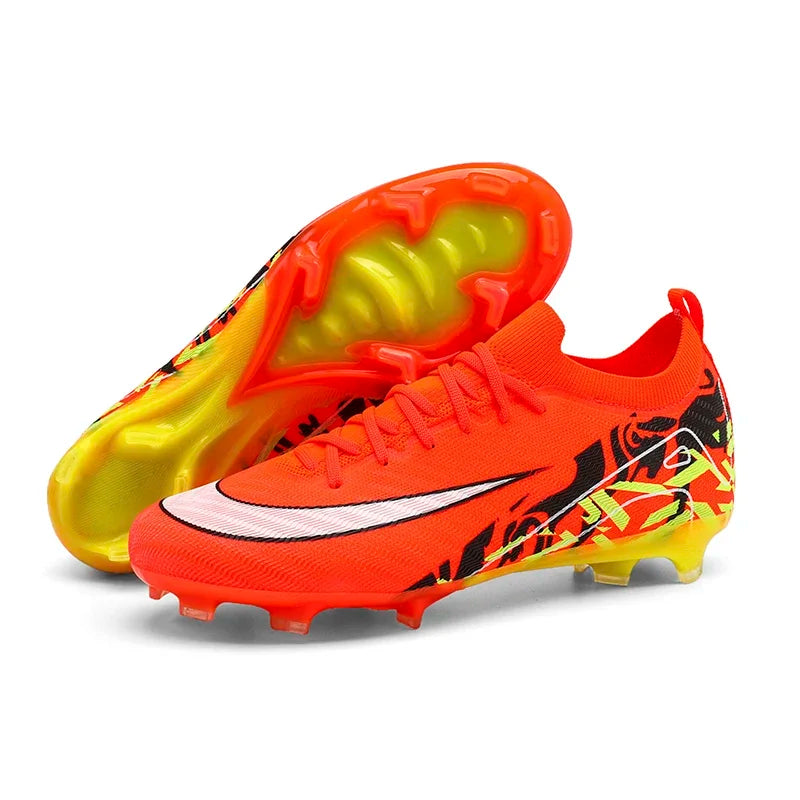 Hot Selling Soccer Shoes Society Professional Grass Training Original Football Field Boots Cleats Indoor Non Slip Futsal Sneaker