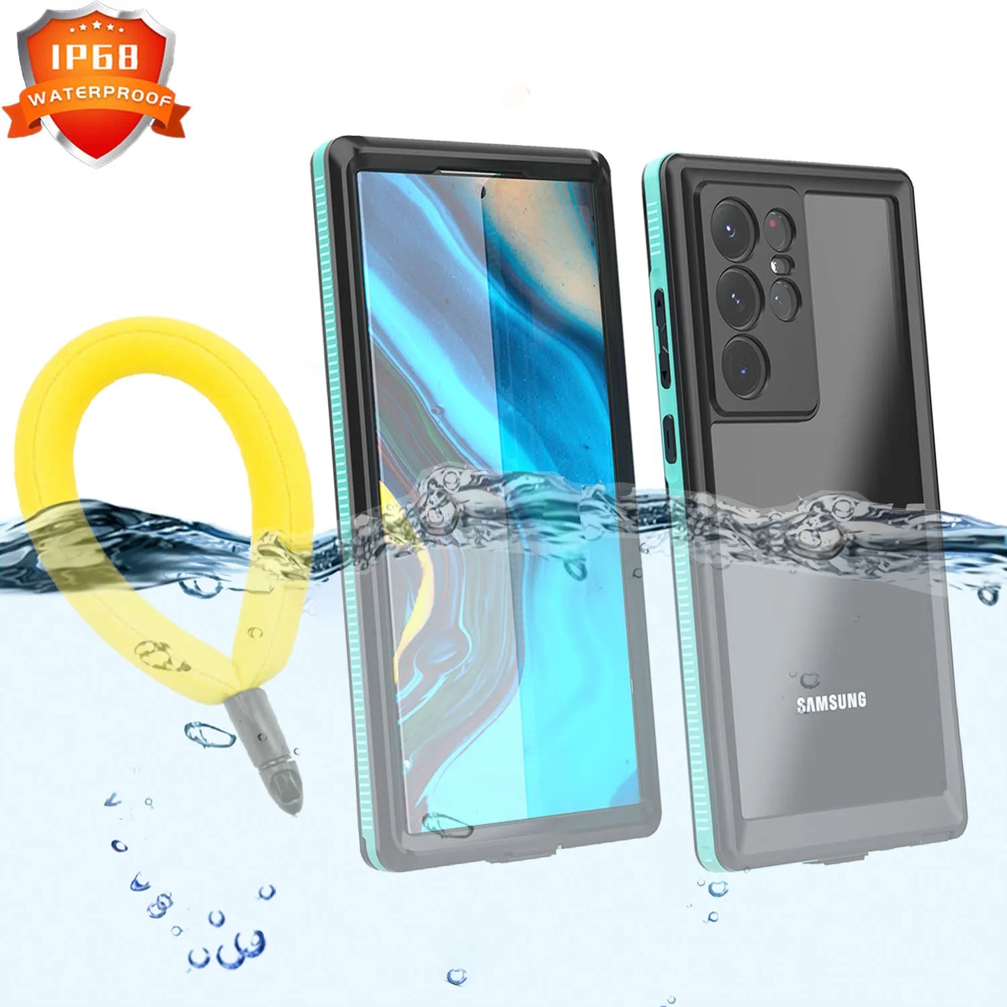 Bluetooth 30 Meter Deep Waterproof Case For iPhone 17 Air 16 15 14 13 12 Pro Max 11 Samsung Galaxy S25 S24 S23 S22 Ultra Note 20