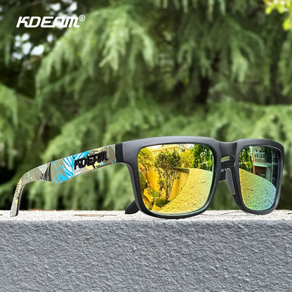 Unisex Square Sunglasses Polarized Coated Lens Suitable For Driving Fishing Sunglasses Anti-Blue Light Computer Eyeglasses