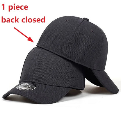 Back Closed Baseball Caps Full Closure Snapback Hats Hip Hop Hat for Men Women58-60cm Dad Hats Cap Kids Adults