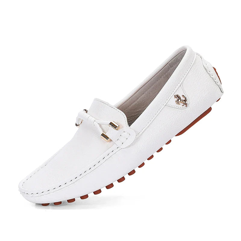 Summer Mens Fashion High Quality Outdoor Casual Leather Shoes Comfortable Breathable Classic 2024 New Slip on Men's Shoes