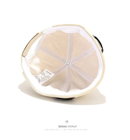 Embroidery Docker Cap Without Visor Shark Letter Brimless Caps Beanies Dome Adjustable Skullcap Solid Color Fashion Hat
