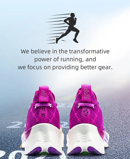 Carbon Plate Marathon Running Racing Shoes Professional Stable Support Shock-relief Ultra-light Rebound Sport Sneakers