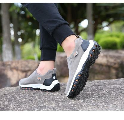 Casual Men's Sports Shoes Outdoor Walking Loafers Comfortable Shoes Fashionable and Lightweight Plus Size 38-50