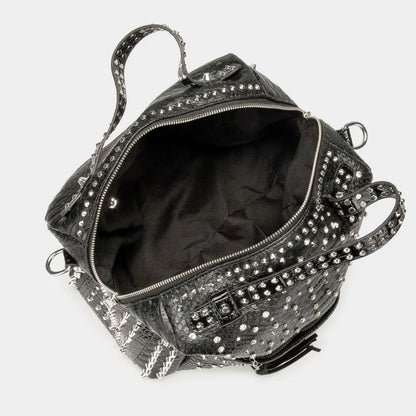 Women's bag luxury designer purses and handbags Shoulder bags vintage Rivet tote bag for women Large capacity travel bag purse