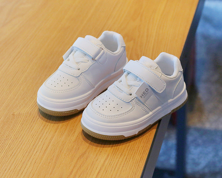 Children's Casual Sneakers 2024 New Comfortable Single Shoes Baby Boys Girls Toddler Small White Shoes Tenis Sports Board Shoes