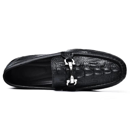 Blue Slip On Loafers Genuine Leather Casual Shoes Men Luxury Brand Designer Men's Moccasins Mocassin Homme Sales Discount