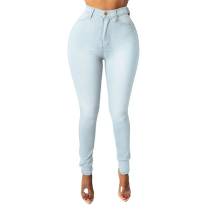 High Waist Women's Skinny Fit Denim Jeans