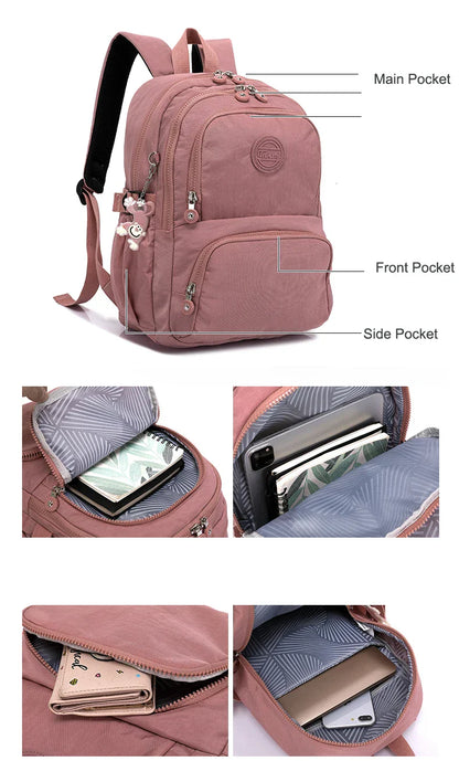 Backpack for Women's Travel Bag Large Waterproof Mochila Feminina Pack Pack Bolsas School Bags for Kids Men Bagpack