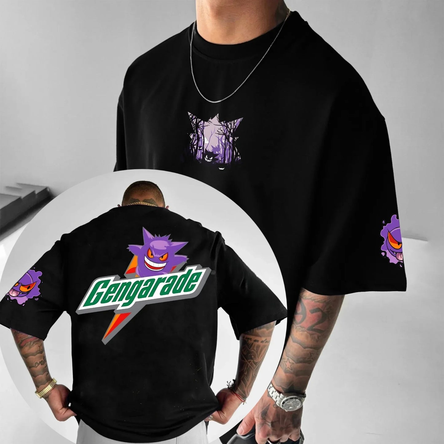 Anime Printed T-shirt Cotton Men and Women Summer New Item Plus Size T-shirt Street Harajuku Loose Casual Short Sleeved