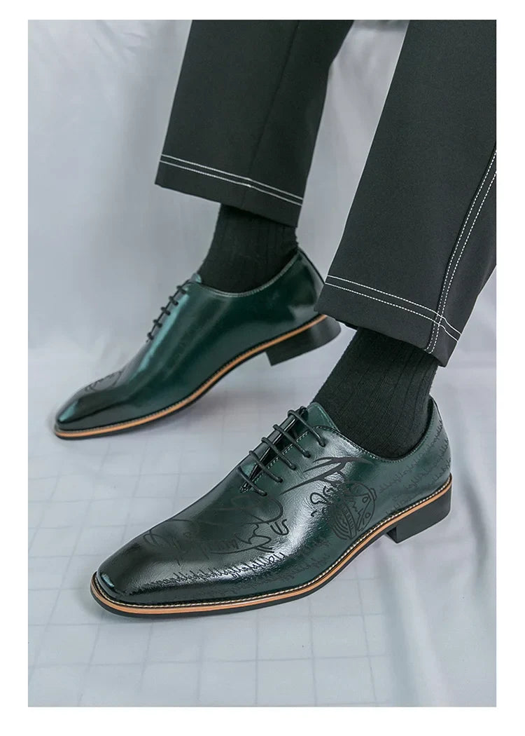 White Elegant Men Dress Shoes Leather Oxford Shoes Man Business Formal Shoes Design Social Shoes Male apatos para hombre