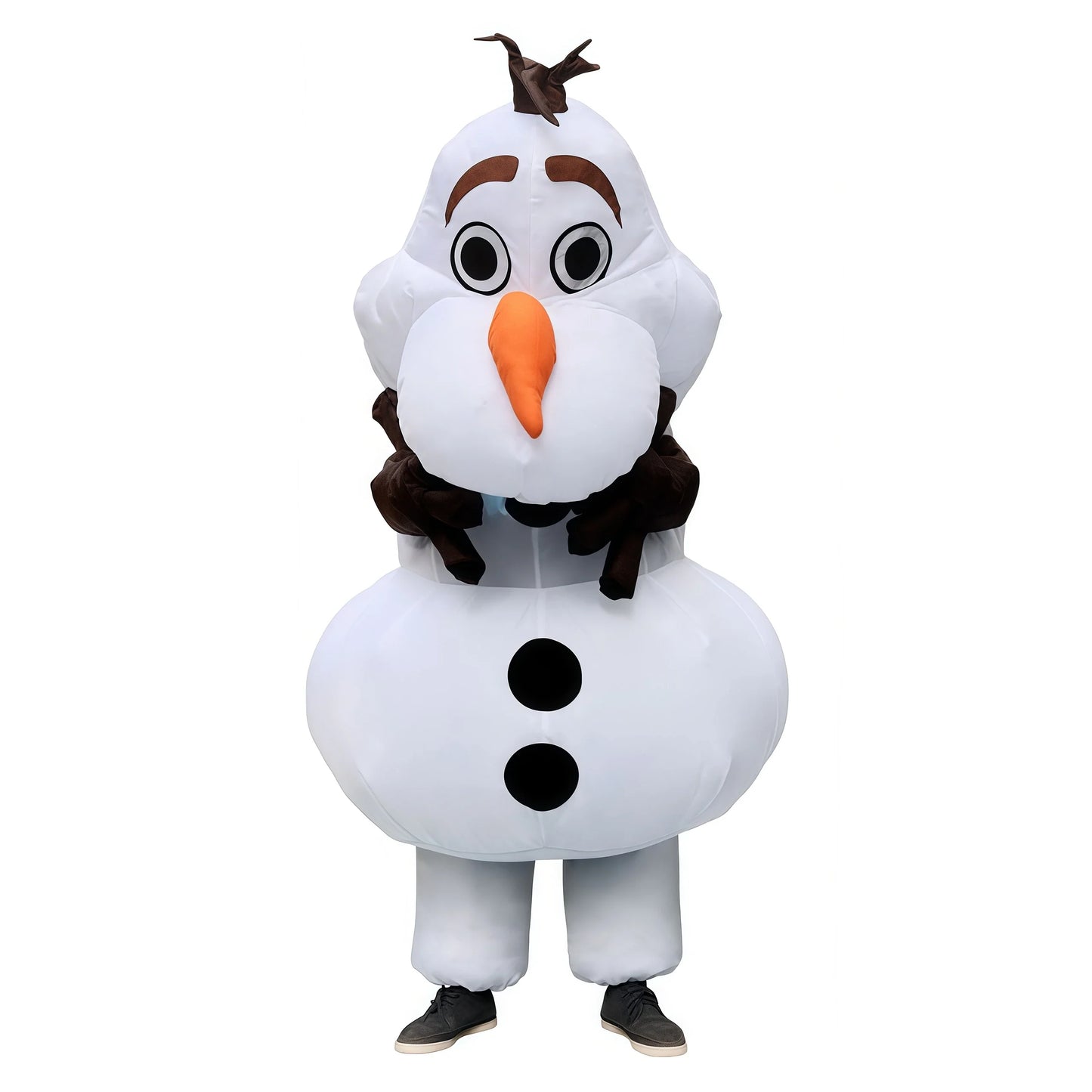 Anime Snowman inflatable Cosplay Costumes Adult Snow Treasure Suit Masquerade Party Halloween Blowing Dress Up Cosplay Party