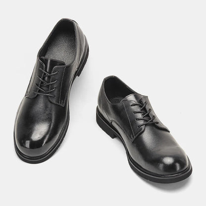 Genuine Leather Men Derby Shoes Ultralight Comfortable fashion Men Casual shoes Black Men Leather Shoes #KD6675