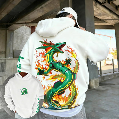 Anime Collaboration Plus Size Hoodie Spring/Autumn New Men's and Women's Hip-hop Trend Daily Casual Parent-child Top