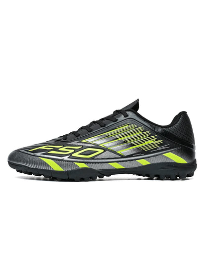 TF Soccer Cleats Men Women Kids PU Synthetic Upper Rubber Outsole Wear-resistant Non-slip Training Shoes