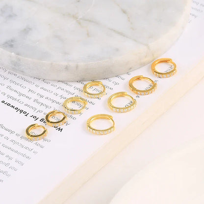 925 Sterling Silver Earrings For Women/Men Small Hoop Earrings Ear Bone aros Tiny Ear Nose Ring Girl aretes ear hoops A30