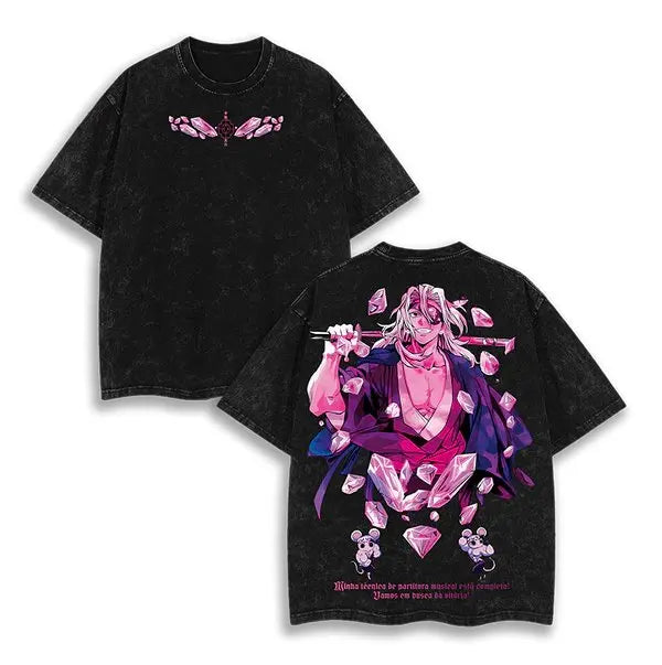 T-shirt Oversized Man Women Short Sleeve Tee Anime Printed Casual Tops Summer Y2k