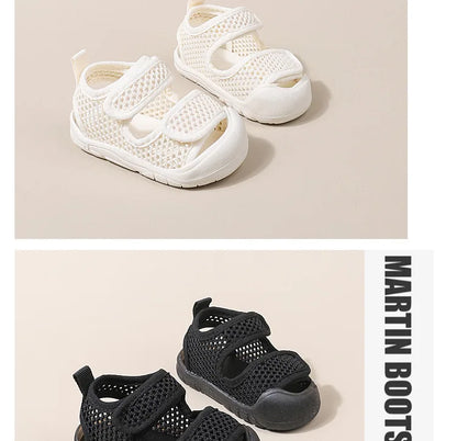 Baby Boy Sandals 2025 Summer Toddler Shoes Baby Girl Soft Flexible Sandals Newborn Infant Outdoor First Walkers
