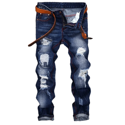American youth trend to make old men's straight jeans