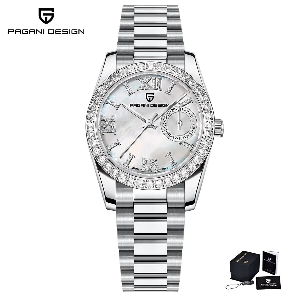 2025 New 32MM Women's Wristwatch Elegant Luxury Quartz Watch For Women Fashion Waterproof Watches Sapphire Clock