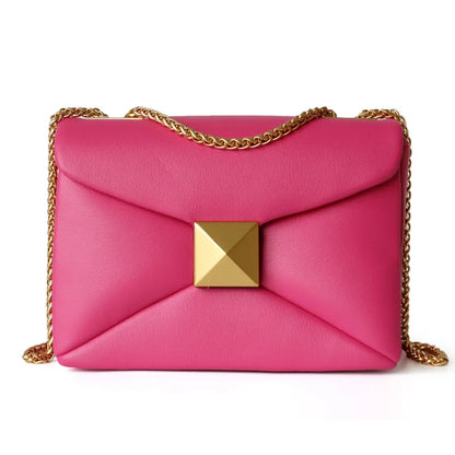 Luxury Designer Women's Crossbody Bag Real Leather Small Square High Quality Cowhide Underarm Shoulder Fashion Bag
