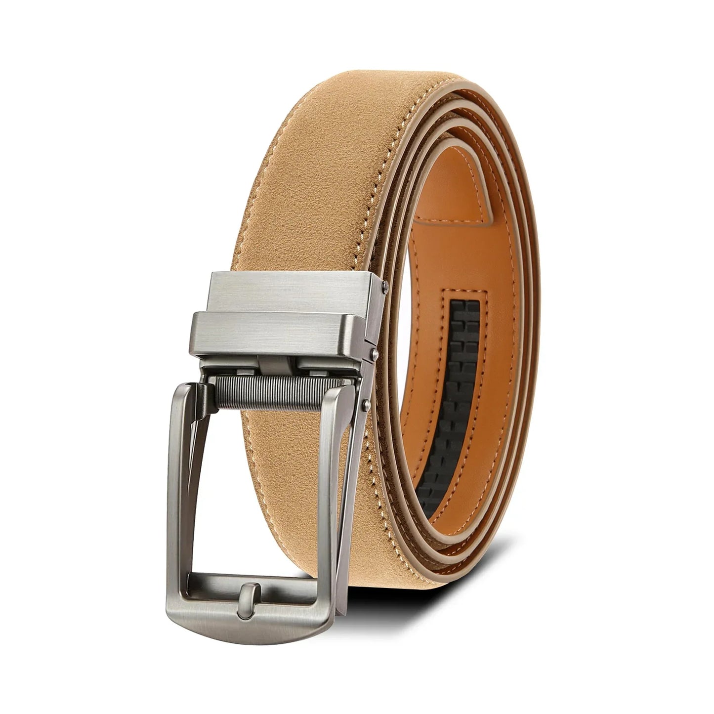 Men Belts Leather Waist Strap Male Automatic Buckle Waistband Mens High Quality Girdle Belts for Women Men Gifts 105 115 125cm