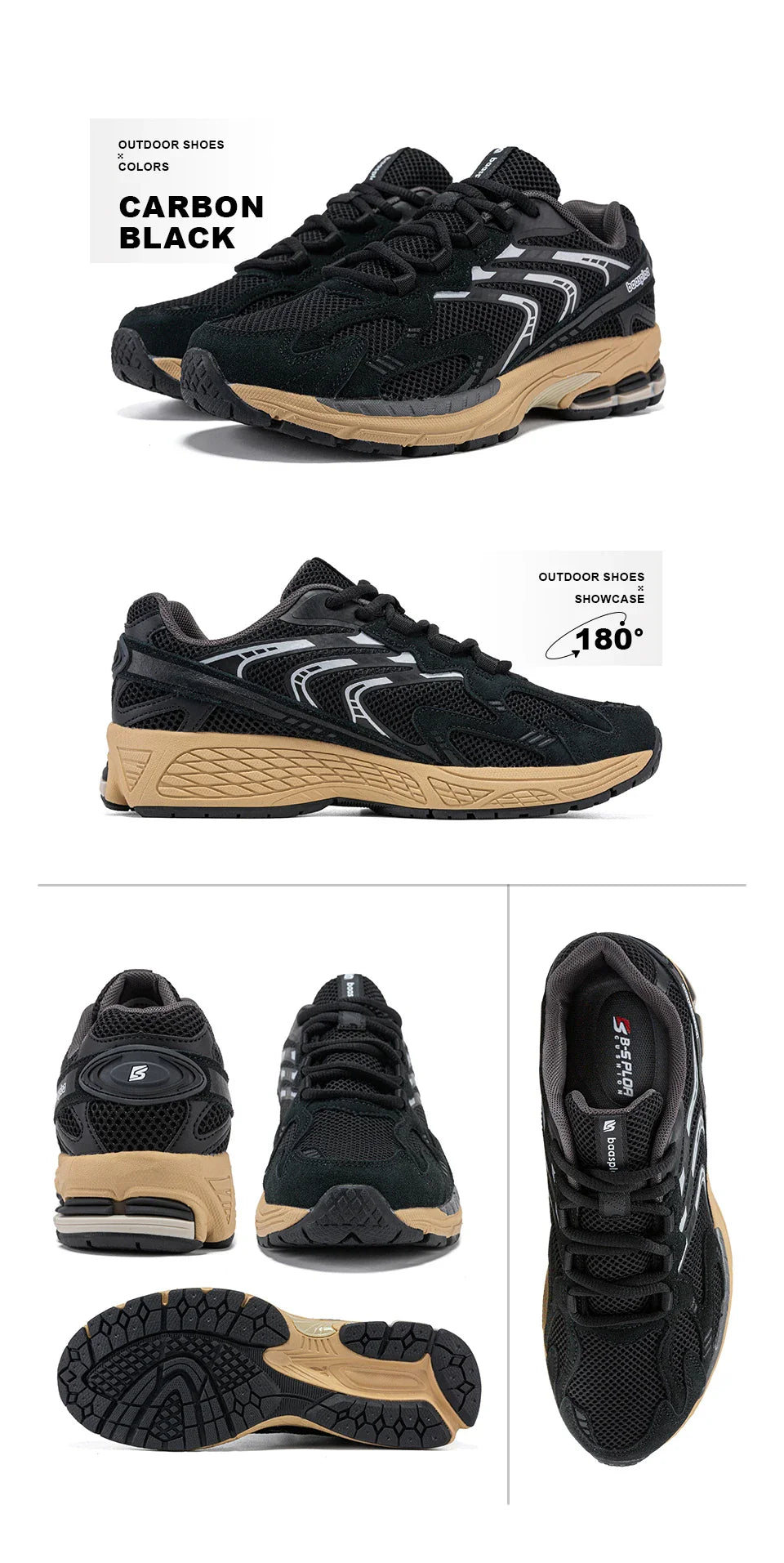 Bassploa Tênis Masculino de Corrida, Moda, Leve, Malha Respirável, Esportivo, Casual, Antiderrapante, para Caminhada