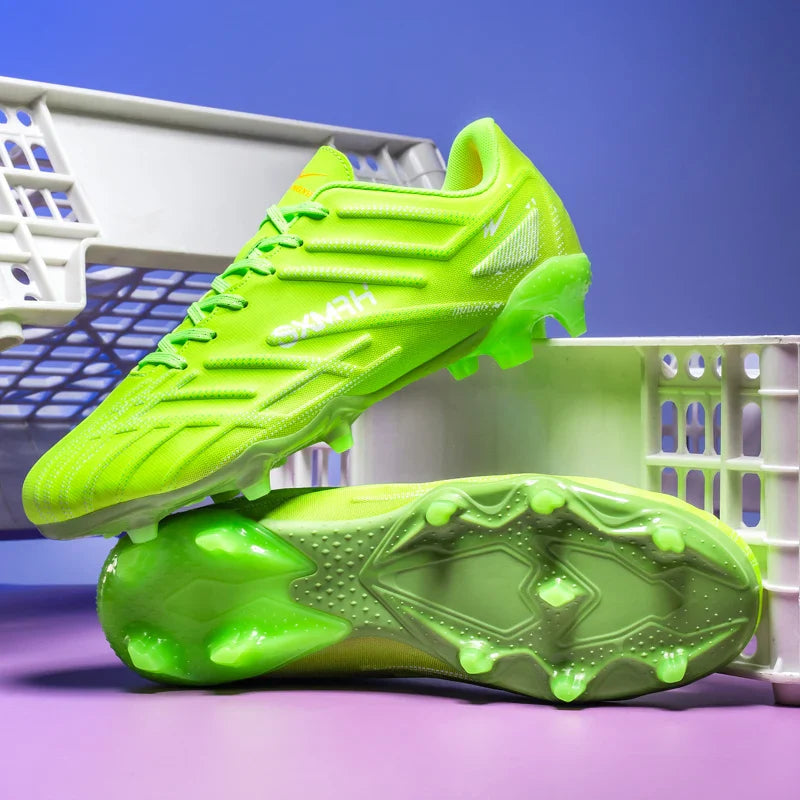 Double Star 2026 New Football Shoes, AG Long Stud for Kids, Primary Students, Teenagers and Adults, Professional Match & Trainin