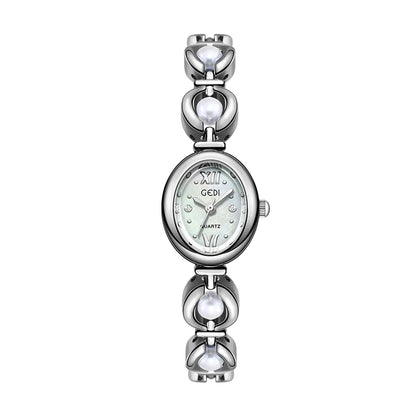 Ladies Watch Light Luxury Brand National Style Zulu Green Bracelet Advanced Bead Waterproof Women Fashion Quartz Wristwatches