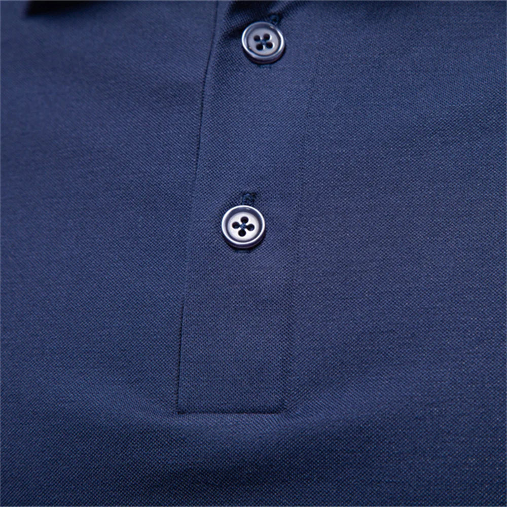 Men's Slim Fit Short Sleeve Polo Shirt Solid Color Lightweight Breathable Fashion Summer Polo Shirts for Men