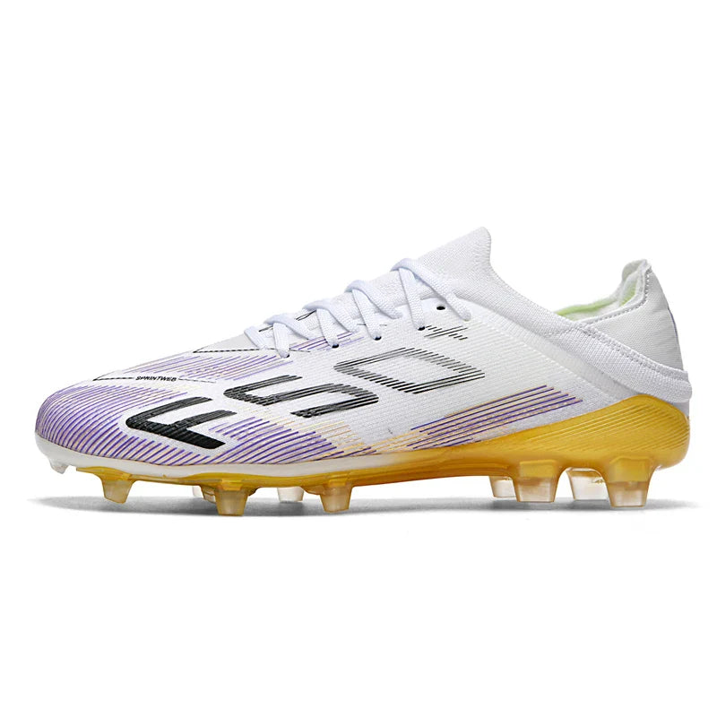 F50+ High Quality Mens Football Boots Boys Training Studded Fast Soccer Cleats Outdoor Non Slip Football Shoes Chuteira Campo
