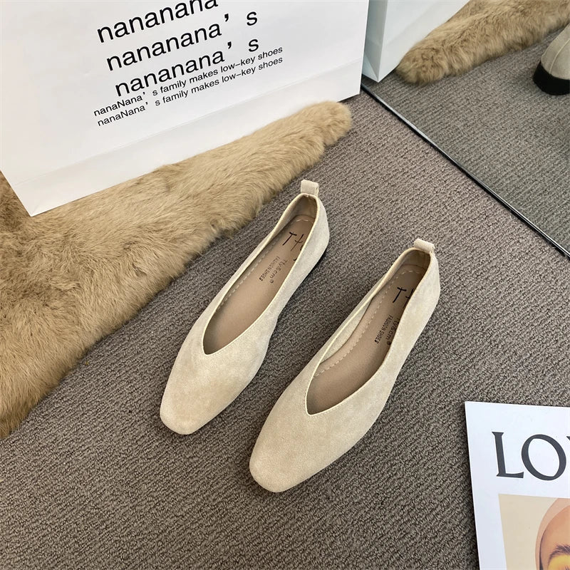 Spring and Autumn Fashionable Comfortable Versatile Wear-resistant Casual Low Heel Shoes Leopard Print Shoes Large Size 36-42