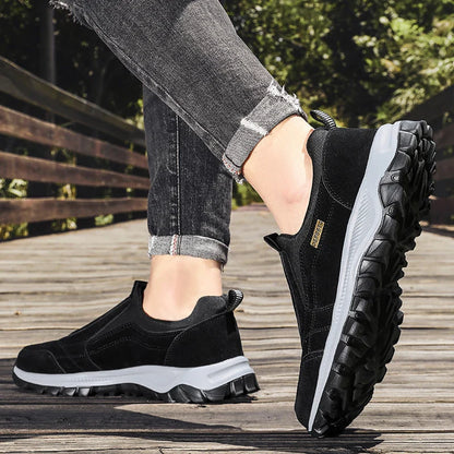 Men's non-slip casual sports shoes wear-resistant hiking shoes Outdoor 2025 fashion comfortable flat walking shoes for men
