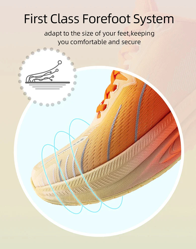Cushioning Running Shoes For Men Suitable Heavy Runners Lace Up Sports Women Non-slip Outdoor Athletic Male Sneakers