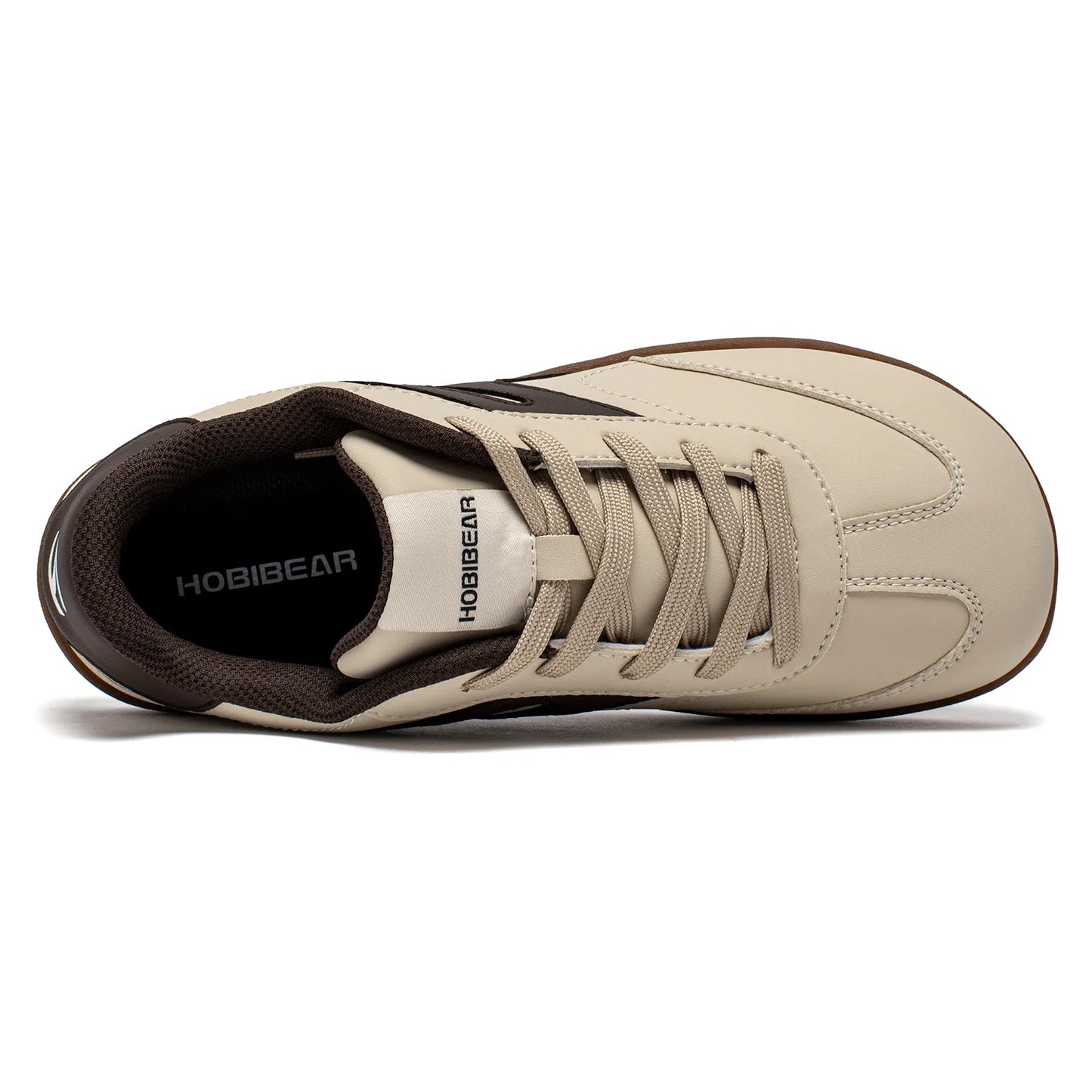 Wide Toe Shoes Unisex Artificial Leather Barefoot Sneakers Casual Retro Zero Drop Shoes for Women Men