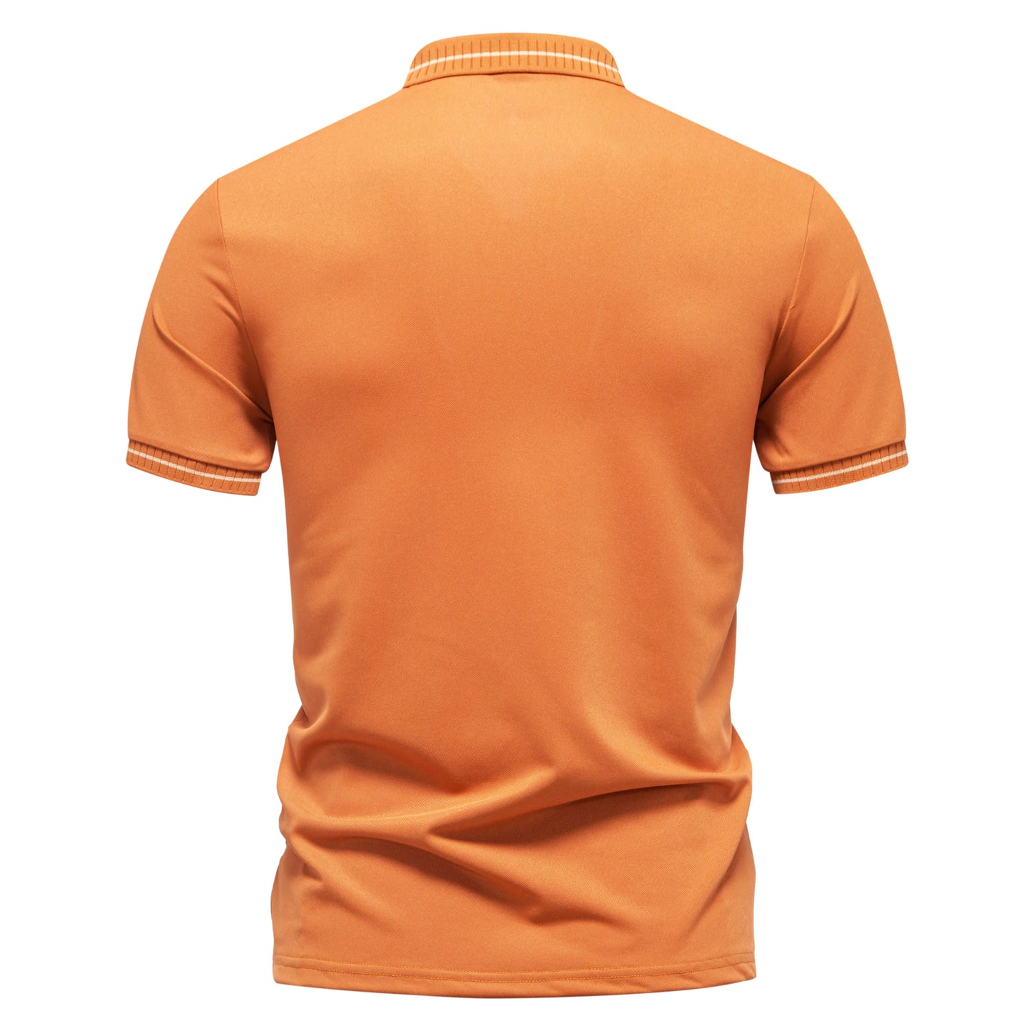 2026 New Men's Polo Collar T-shirt Short Sleeved Casual Sweat Absorbing Breathable T-shirt Men's Top