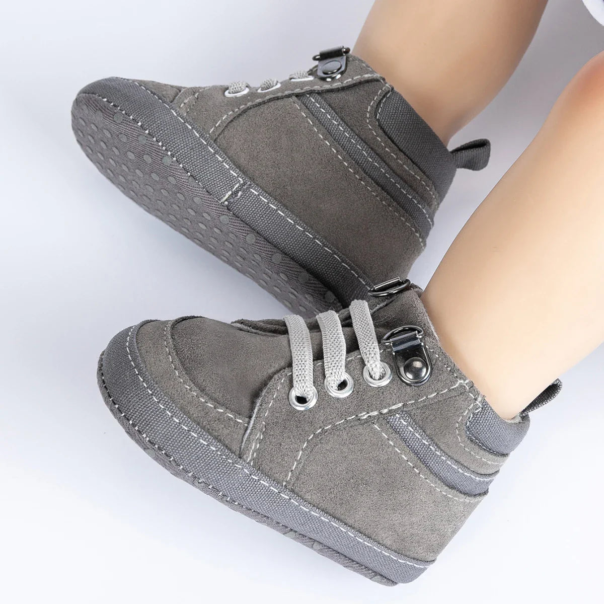 Baby Sneakers Infant Boys Girls Sports Shoes Toddler Casual Cotton Sole Anti-slip PU First Walkers Crawl Crib Basketball Shoes