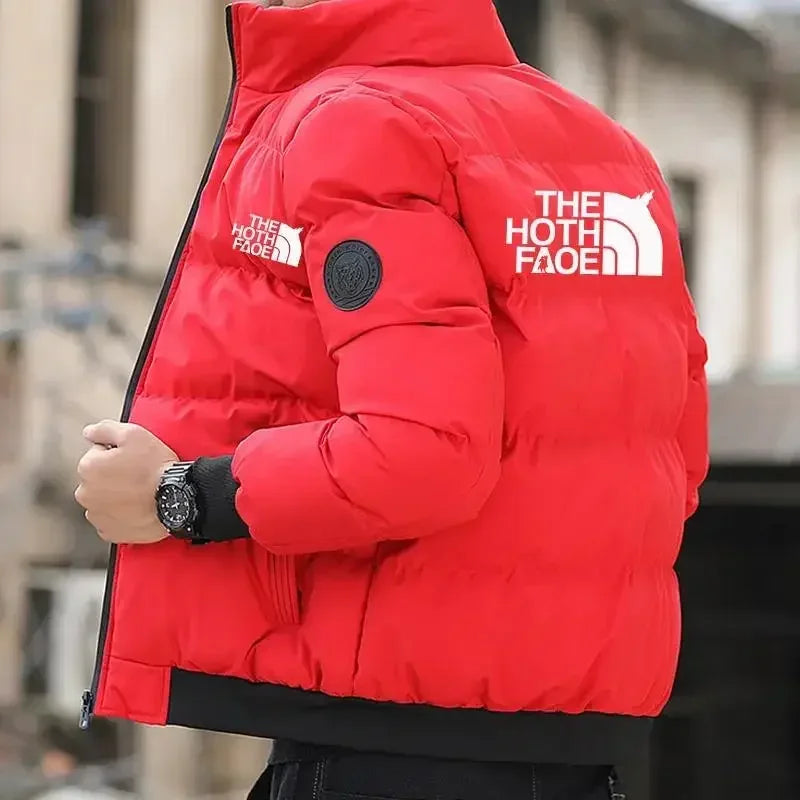 Fashionable thick jacket for men, new warm and waterproof parka coat for autumn and winter, casual and fashionable jacket for me