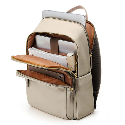 New Simple Large Capacity Backpack Women Travel Business Teacher Backpack Laptop Shoulder Bag Girl School Student Backpack Purse