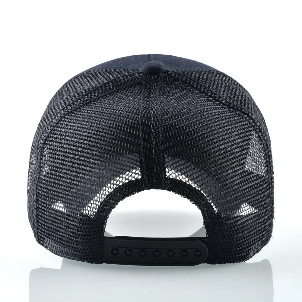 Baseball Cap With Embroidery Wolf Patch Men's Snapback Baseball Hat Four Seasons Outdoor Fashion Visor Caps Women Casual Cap