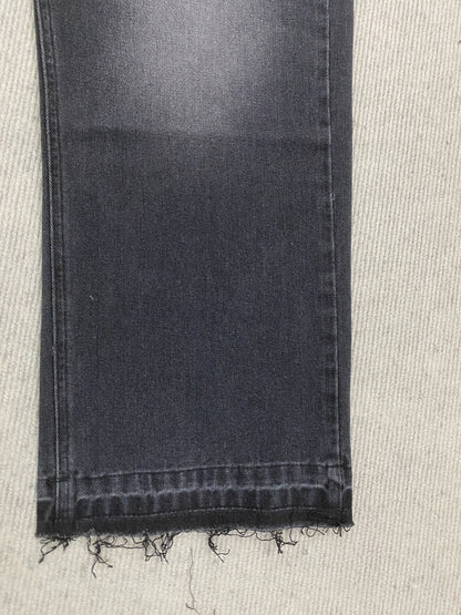 Calça jeans unissex estilo casual de rua, estilo ins, corte reto, lavagem envelhecida retrô, usada, novidade primavera 2026, street style americano.