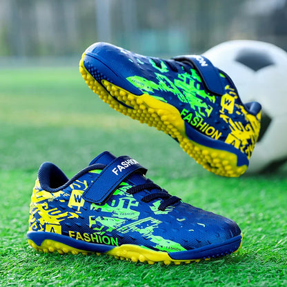 New Kids Professional Soccer Shoes Match Grass Ultralight Cleats Men Non-Slip Turf Football Boots Training Shoes Drop Shipping