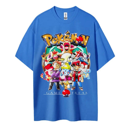 T-shirt Men's Pure Cotton Casual  Round Neck T-shirt Short Sleeve Clothing Summer Sports Casual Short Sleeve Top